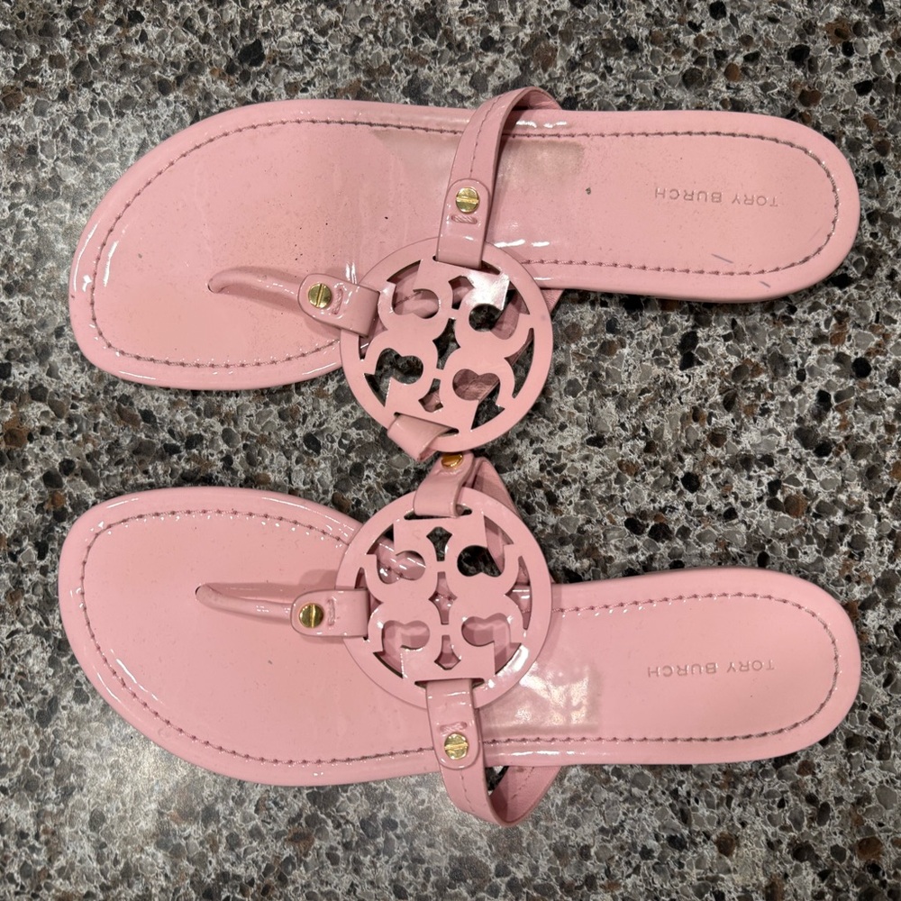 Tory Burch Blush Pink Thong Sandals